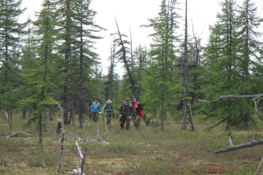 Hike to the survey point