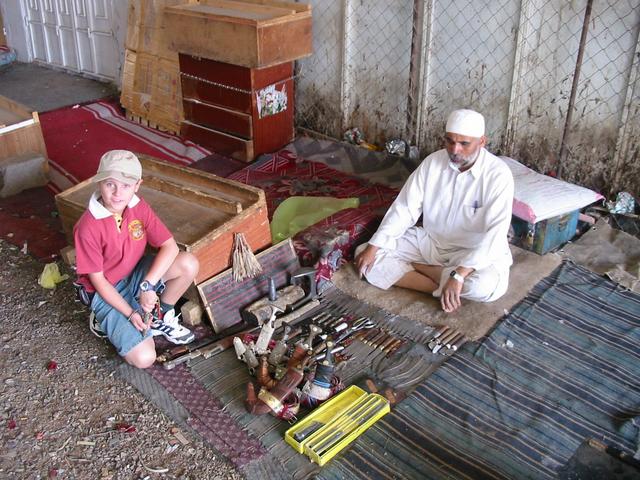 A visit to the Dagger Sūq (shop) is a must for a nine-year old.