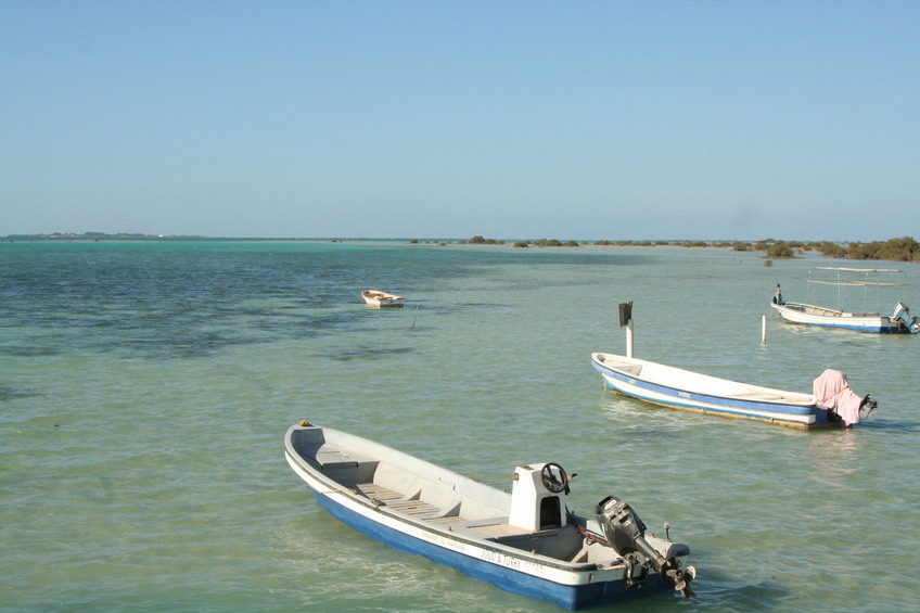 Small harbour for fishing boats