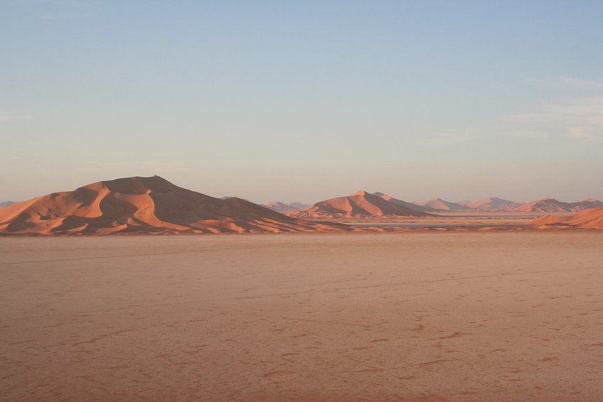 Sabkha and big elevation