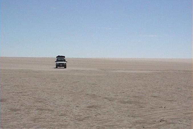 23N 52E, view to the South, where we left the truck before walking to the confluence point.