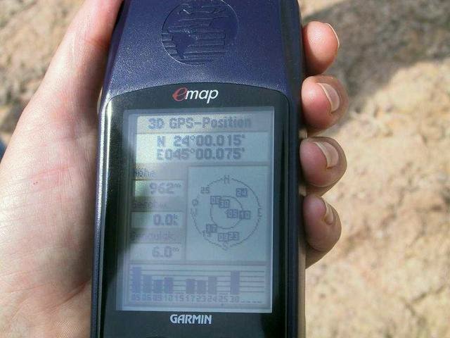 GPS reading