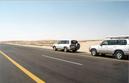 #4: View of the straight road with tarred dunes