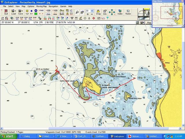 ShipTrack posted on Nautical Chart (OziExp, Garmin V)