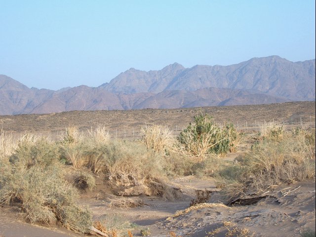 The east view to the confluence point