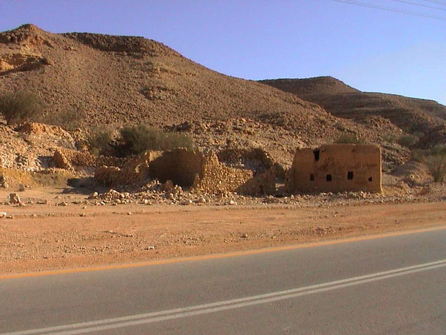 Old check-point at the entrance of the valley