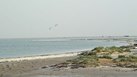 #8: Zoomed-in view looking south towards kite boarders 1400 m south of confluence point, on September 11.