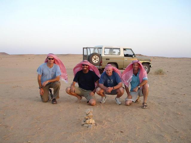 Douglas Chapman, Wil Lemmer, Frans Visser and Greg Tully with Groenes presiding