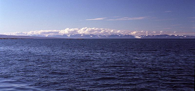 View to the South of the confluence and toward the confluence itself