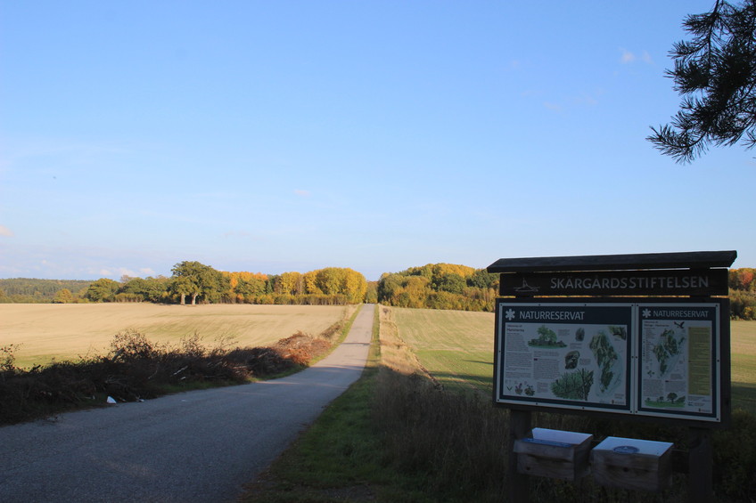 entrance to Hammersta Naturreservat