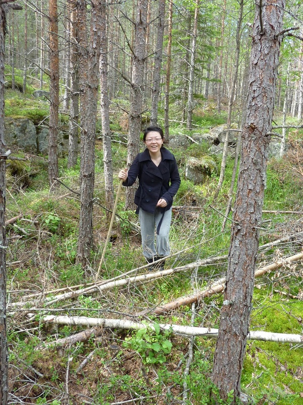 Jie ZHANG in the bush