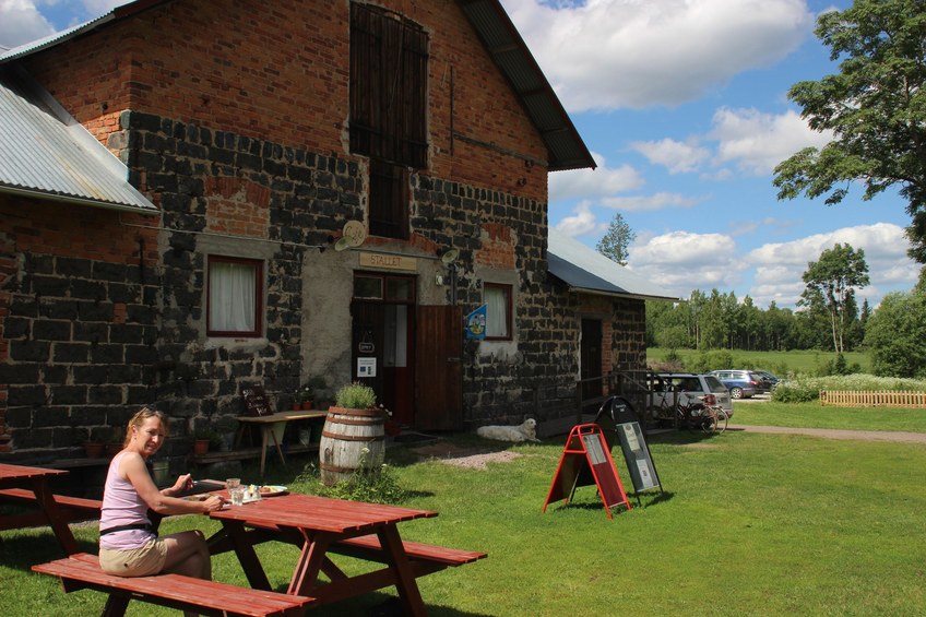 Lunch in the Distillery's restaurant