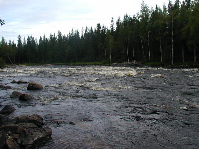 Wrong side of Byske river 900 meters left