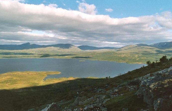 View east from the confluence