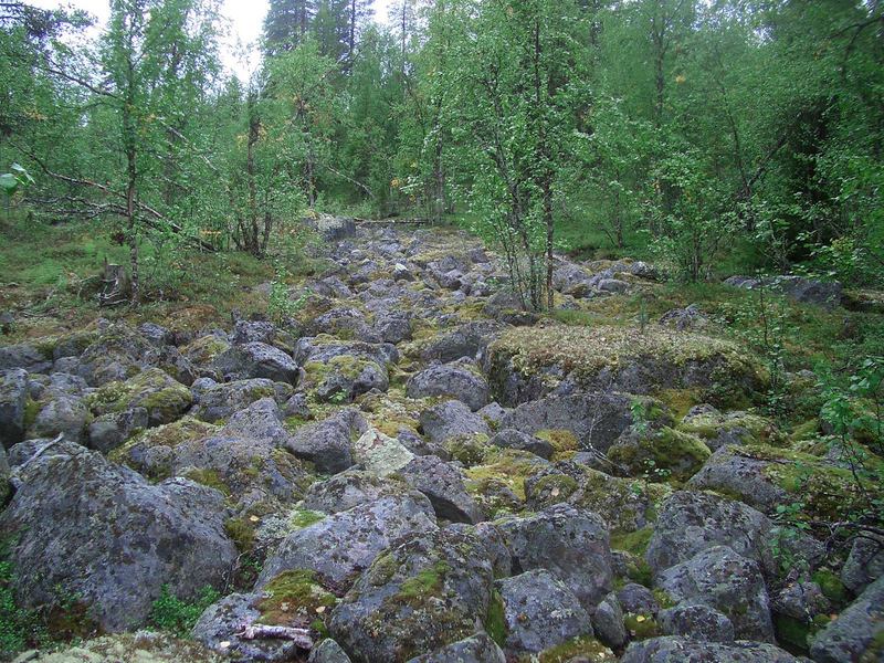 Crossing a "dry" stream