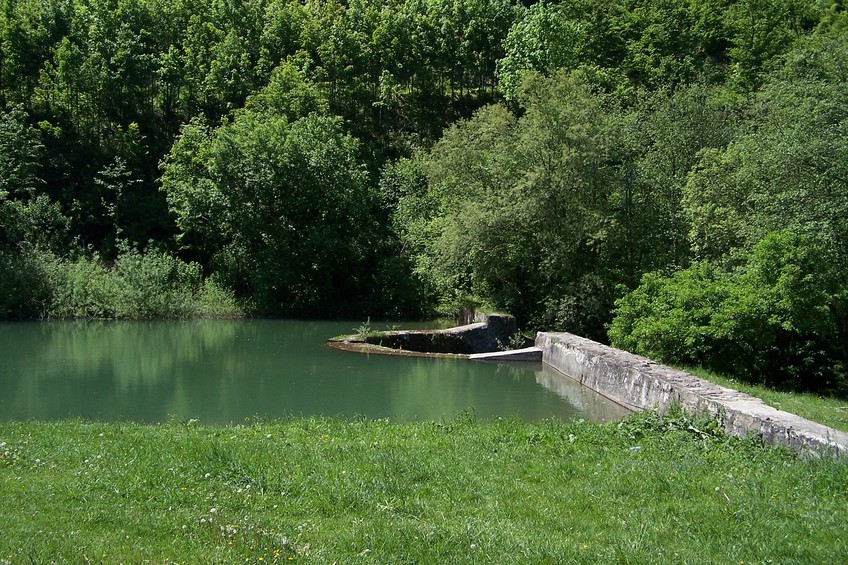 Dam and water reservoir