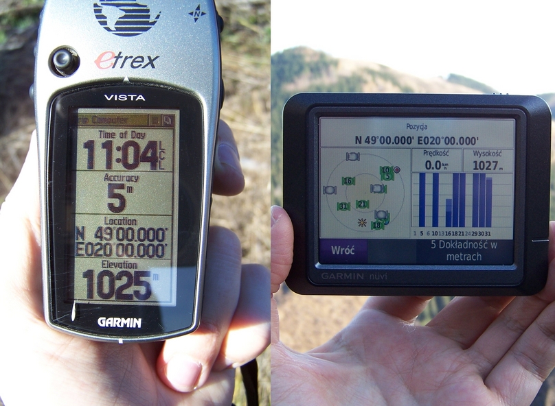 GPS readings