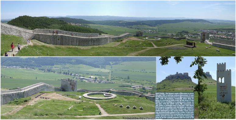 Panoramas from Spiš Castle (Zipser Burg)