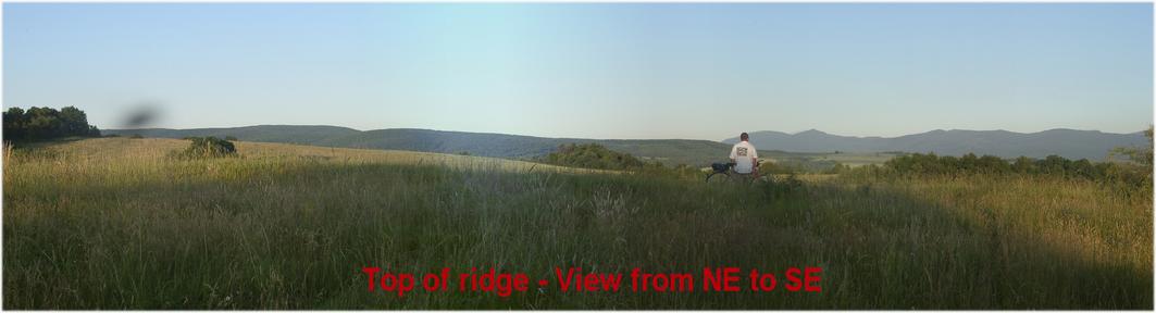 The way back – landscape towards Vyšný Hrušov (East)