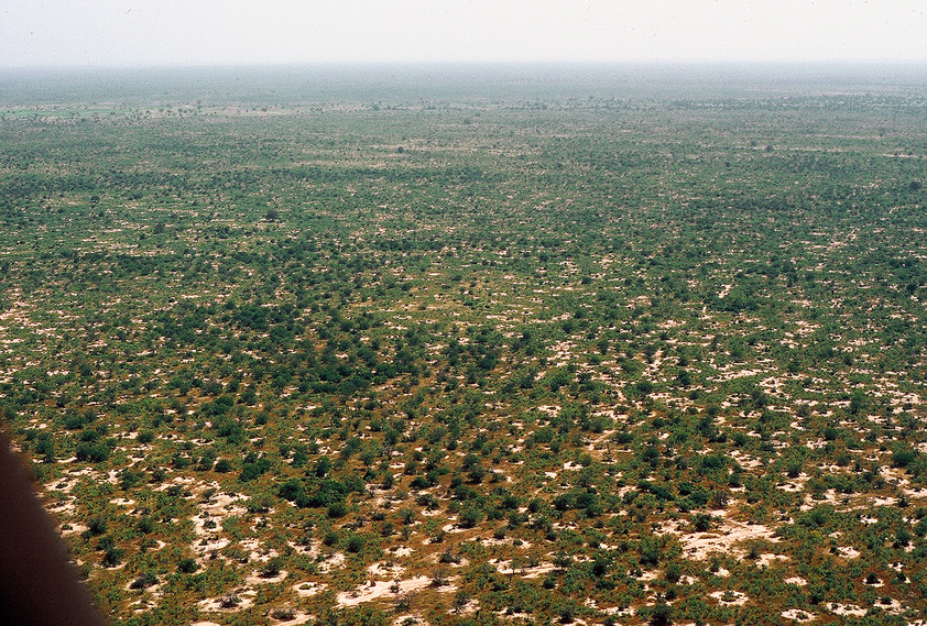 Aerial view 300 meters above ground near the Confluence