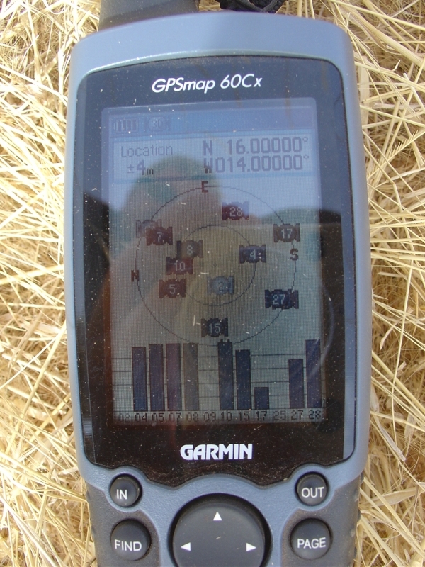 GPS reading