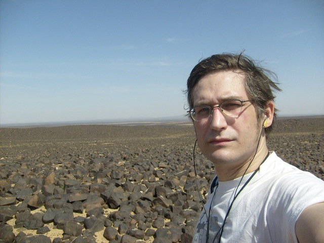 Philipp somewhere in the lava field