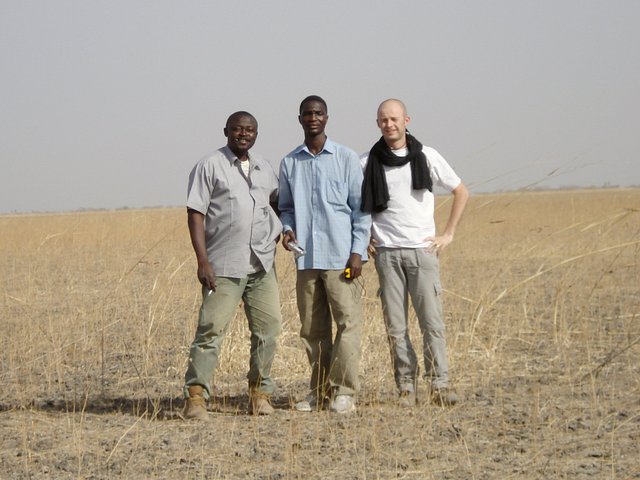 Edouard, Moussa, and me on the point