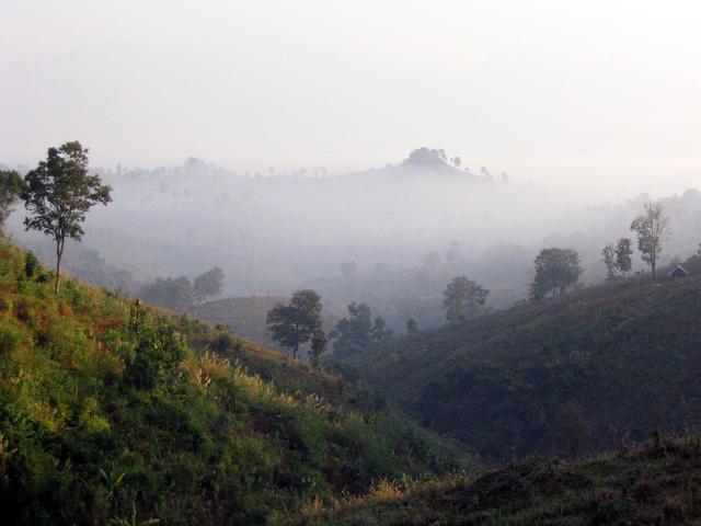 Morning fog/clouds in valley