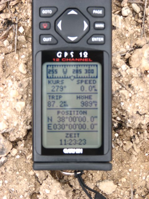 GPS display