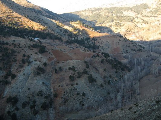 West view from intersection point