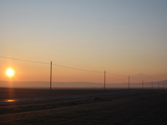 Sunrise over Mount Erciyes