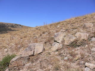 #1: Area of the Confluence 39N 38E - The confluence is right in the centre of the picture