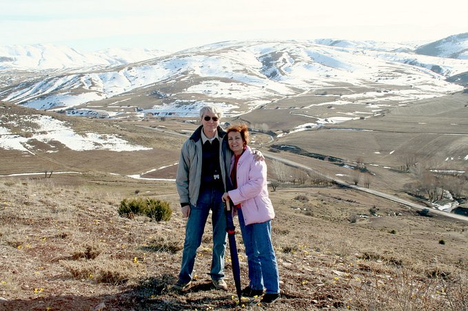 Hunters at the point