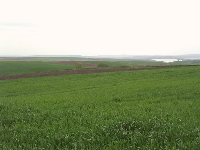 Looking east from the CP, dam in the distance