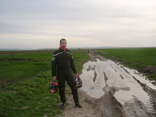 We could not pass through (even didn't try) that water by motorbike