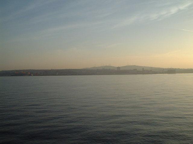 Haydarpaşa with its modern container terminal seen from the Confluence