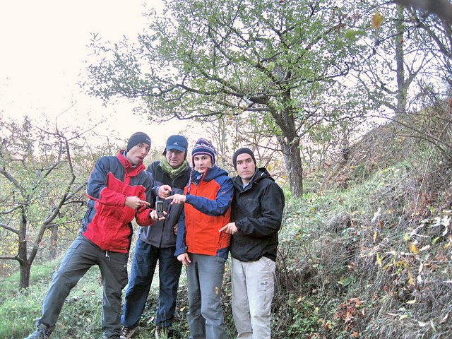 Team on the confluence point