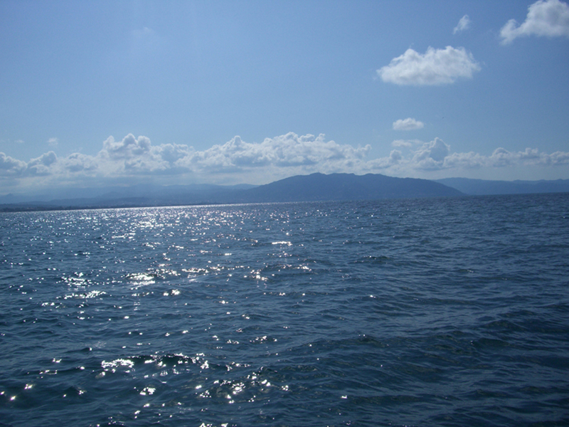 The coast as seen from the CP