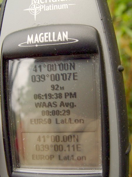 GPS screen