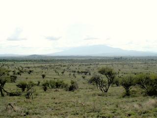 #1: Looking down at the CP with Mt. Meru in the background