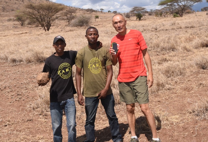 The hunting team - Hamisi, Halid, and Ray