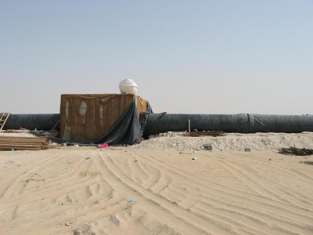 Transmission main pipeline near 24N 54E