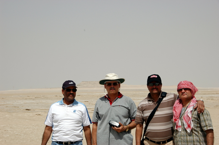 The Team (L-R) DS Shekhawat, Ajay Sikri, Anand Srivastava, and Sanjay Hallon. Karan behind the camera