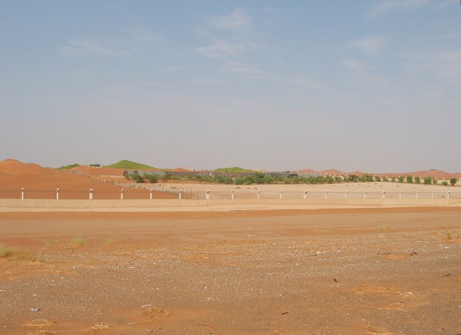 Famous 'Green Dunes' of al-Khazna Palace