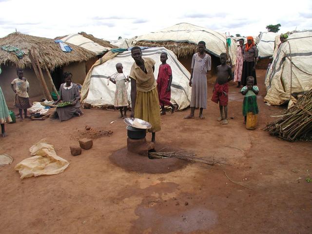 Energy efficient stove in Erute Camp