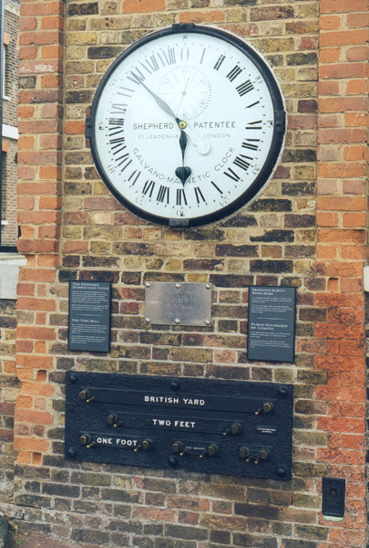 Old standards stored at the observatory