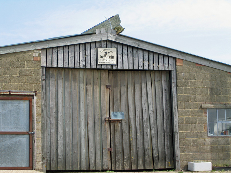 View North at Farm Entrance