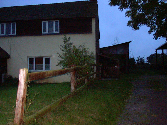 The houses at the front of the property