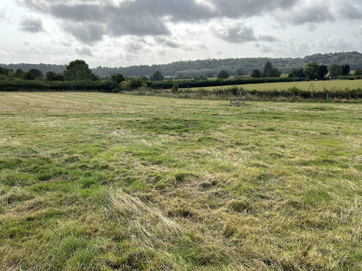 The confluence point lies in the foreground, looking southeast. 