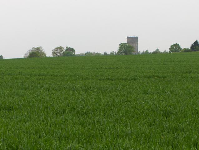 Water tower NW from the CP